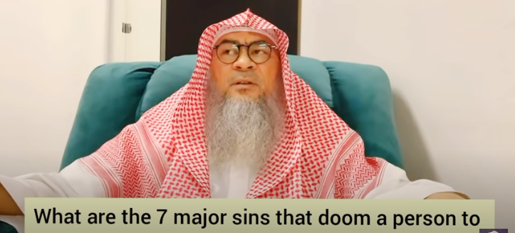 What are the 7 major sins that doom a person to hell