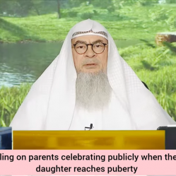 Ruling of Islam on parents celebrating (Party) when their daughter reaches puberty