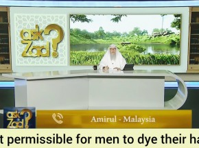 Is it permissible for men to dye their hair?