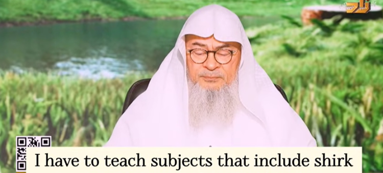 I have to teach subjects that include shirk or innovations, what should I do? #islam