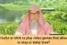 Is it kufr / shirk 2 play video games that allow us 2 stop or delay time (Haram Games to play)