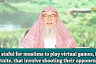 Can we play video games like Fortnite that involve shooting our opponents? #islam