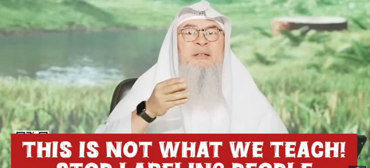 Blaming Zad Academy for a Sheikh's view! It's not what we teach Stop labeling people