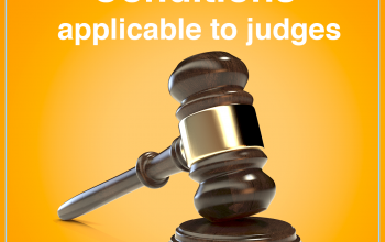 Conditions applicable to judges