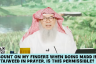 I count on my fingers when doing Madd in tajweed in prayer, is this permissible?