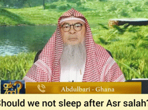 Should we not sleep after Asr salah?