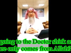 Is going to a doctor Shirk as cure comes only from Allah?