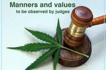 Manners and values to be observed by judges