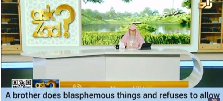 Says blasphemous things like Allah speaks through him, refuses ruqya Is he possessed