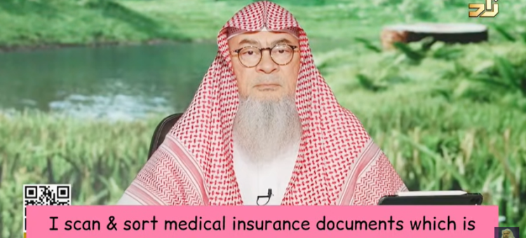 I scan & sort insurance documents mandated for employees in Germany, is my job halal