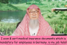 I scan & sort insurance documents mandated for employees in Germany, is my job halal