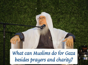 What can Muslims do for Gaza besides prayers & charity? #assimalhakeem