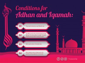 Conditions for Adhan and Iqamah