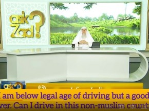 I'm below legal age of driving but a good driver Can I drive in a non muslim country