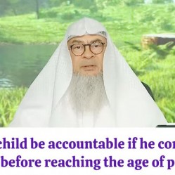 Will a child be accountable if he commits m*rder under the age of puberty? #Assim