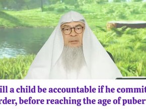 Will a child be accountable if he commits m*rder under the age of puberty? #Assim