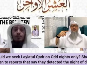 Seek laylatul qadr on odd nights only? Listen to people they detected night of decree?