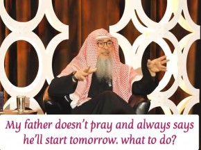 My father doesn't pray, what should I do? #Assim