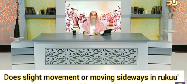 Does slight movement or moving sideways in ruku or sujood impact the prayer?