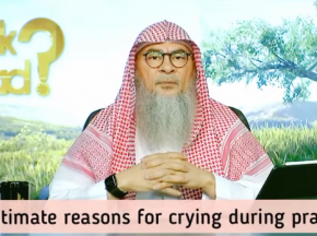 Legitimate reasons for crying during prayer