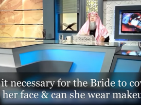 Is it necessary for the Bride to cover her face & Can she wear Makeup?