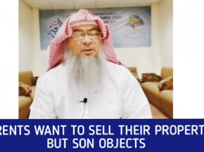 Parents want to sell their property but the son is objecting
