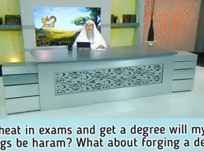 If I cheat in exams & get a degree will my earning be haram