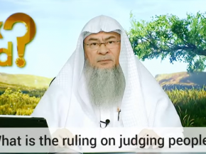 What's the ruling on judging people?