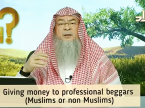 Giving money to professional beggars (Muslims or Non Muslims)