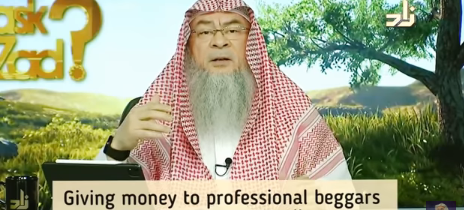 Giving money to professional beggars (Muslims or Non Muslims)