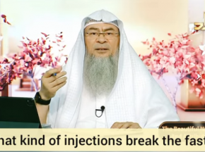 What kind of injections break the fast?
