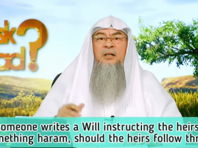 If someone writes Will instructing heirs to do something haram, what should be done?