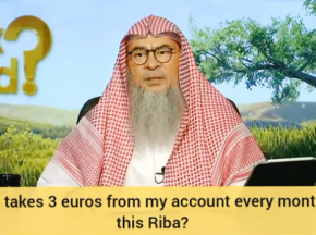 Bank takes 3 euros from my account every month, is this Riba?