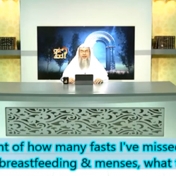 Lost count of how many fasts to keep due to Menses, Pregnancy, Breastfeeding