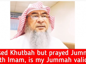 Missed the Khutbah but prayed Jummah with the imam, is my Friday prayer valid?
