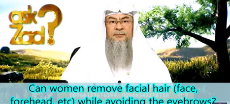 Can women remove facial hair (face, forehead etc) while avoiding the eyebrows?