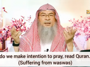 How to make intention to pray, read Quran etc? (Suffering from waswas