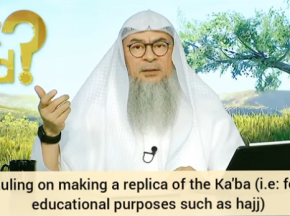 Ruling on making replica of the Kabah (for educating people on how to perform hajj)