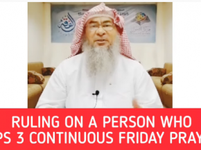 Ruling on a man who skips 3 continuous Friday Prayers