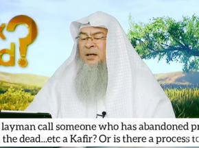 Can laymen call a person who doesn't pray, asks from dead kafir or is there a process?