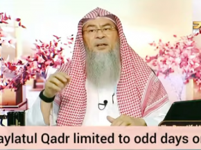 Is laylatul qadr only limited to odd nights?