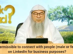 Permissible to connect with people (men or women) on LinkedIn for business purposes?