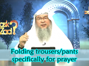 Folding Pants / Trousers specifically for Prayers
