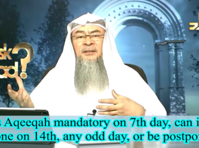 Can aqeeqah be done on 14 or 21 if missed 7th day?