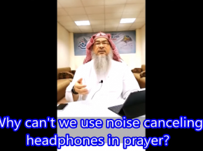 Can we use ear plugs or headphones to avoid noise while praying?