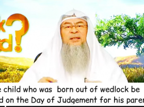 Will the child born out of wedlock be punished on day of judgement for his parents sin