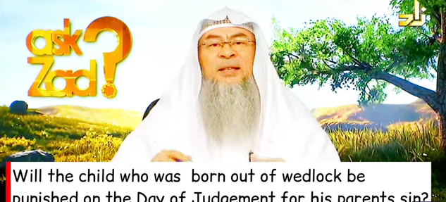 Will the child born out of wedlock be punished on day of judgement for his parents sin