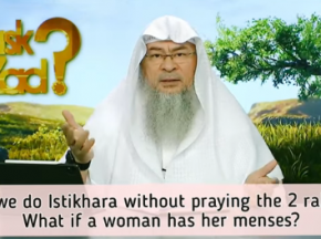 Can we do Istikhara without praying the two rakahs? What if a woman is in her menses?