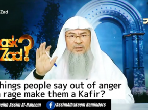 Do things people say against Islam when angry make them kafir?