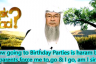 I know going to birthday parties is haram but if parents force me to go & I go am I sinful?